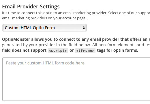 Custom HTML Form Input Field