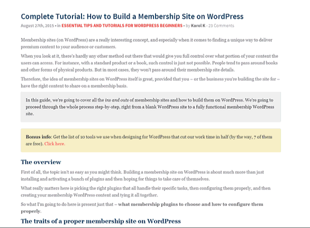 Complete Tutorial: How to Build a Membership Site on WordPress