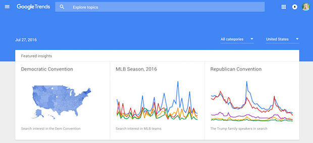 google trends compare