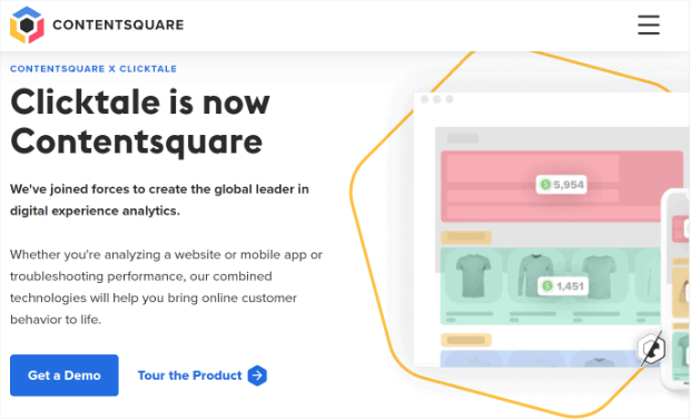 contentsquare homepage