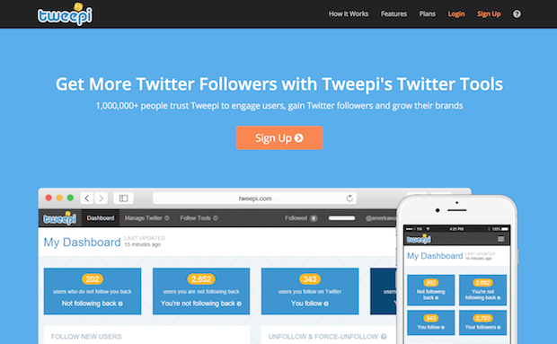 social media marketing tools - tweepi