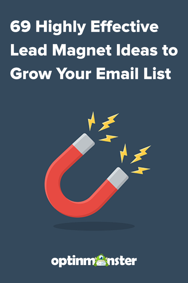 69 Irresistible Lead Magnet Ideas Examples pin