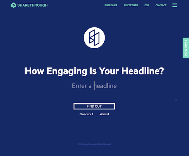 sharethrough headline analyzer