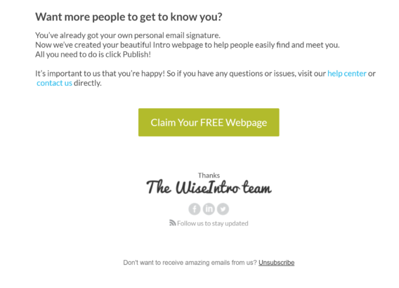 welcome email examples