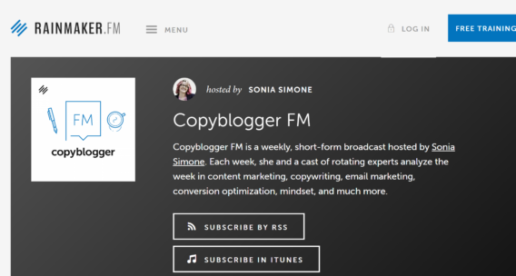 copybloggerfm marketing podcast