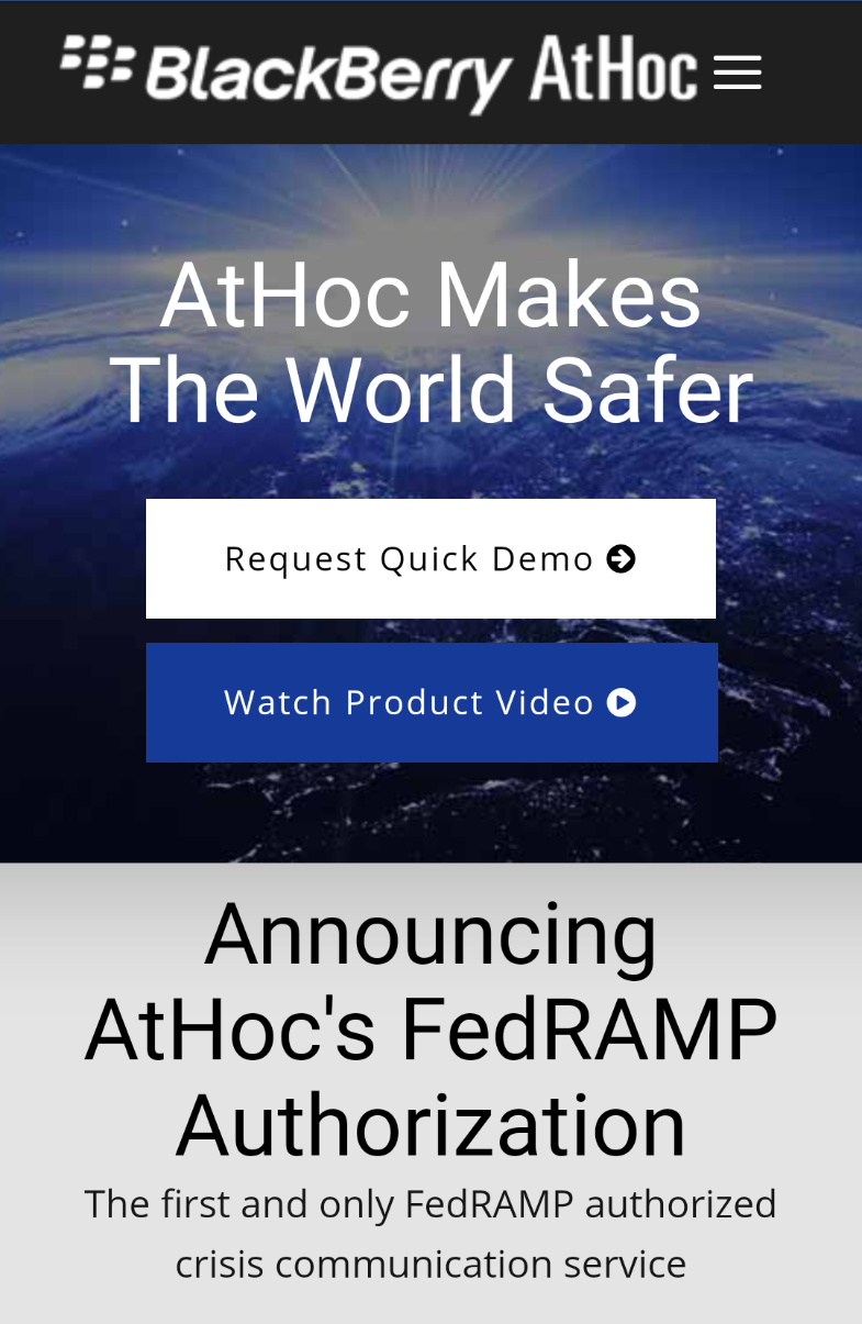 AtHoc Mobile Optin