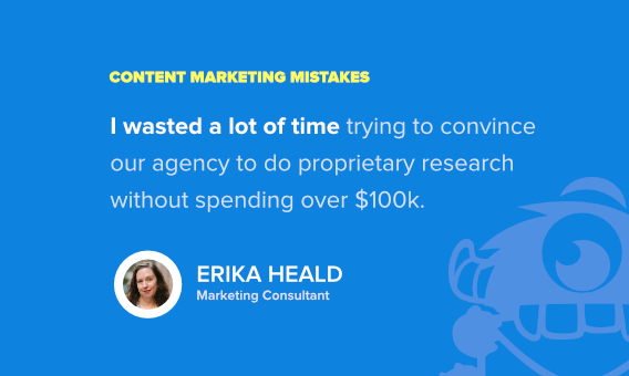 Erika heald content marketing fail