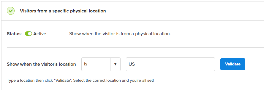 Geolocation is an excellent way to use behavioral automation to increase conversions.