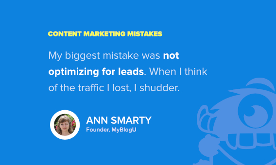 ann smarty content marketing mistake