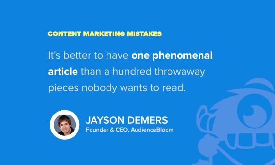 jayson demers content marketing quote