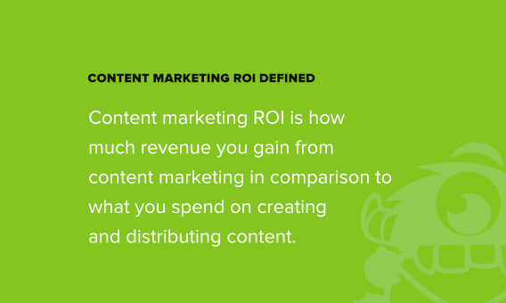 content marketing roi definition