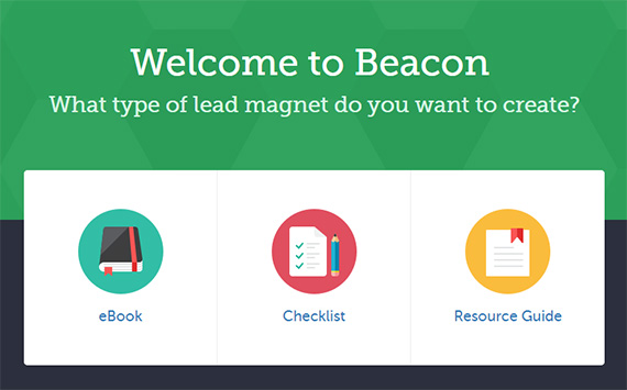 maak een ebook met Beacon