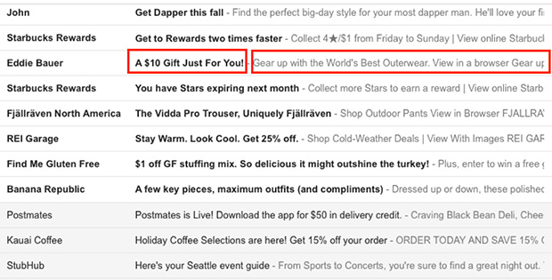 subject lines are an important aspect of ecommerce email marketing strategy