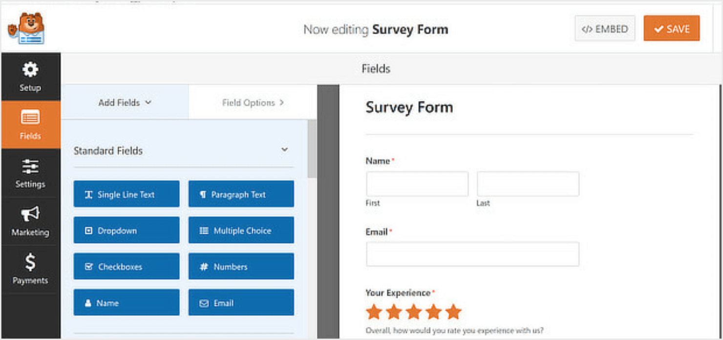 Wordpress survey popup plugin