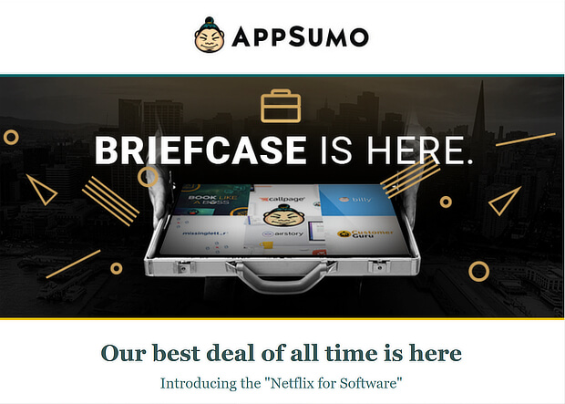 appsumo upselling voorbeeld