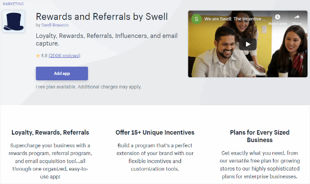 rewards and referrals by swell ARE swell