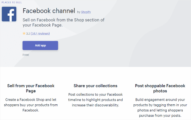 facebook channel shopify apps