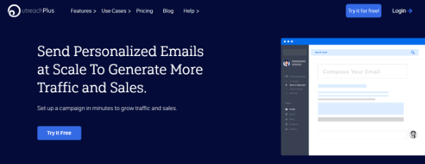 create and send personalized emails with outreachplus