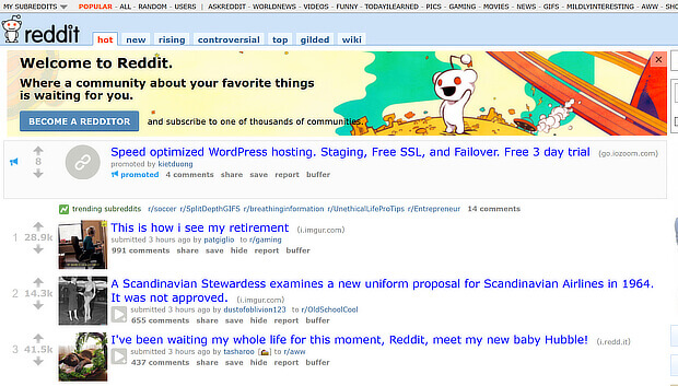 reddit is one of the best growth hacking tools