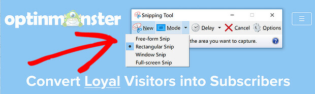 windows snipping tool