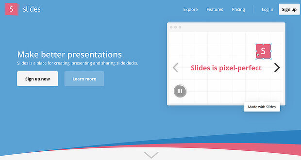 slides est un outil gratuit de création de contenu visuel
