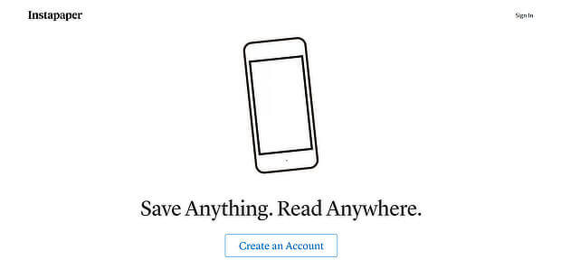 instapaper is free content curation software