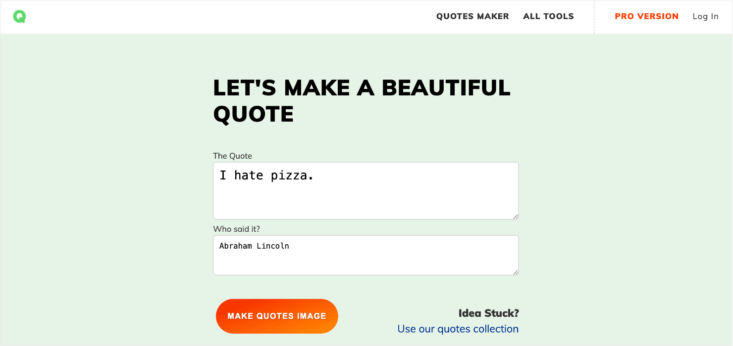 Quotes Cover homepage