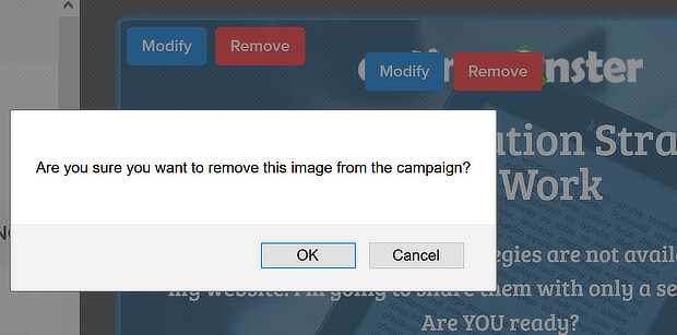 remove image warning