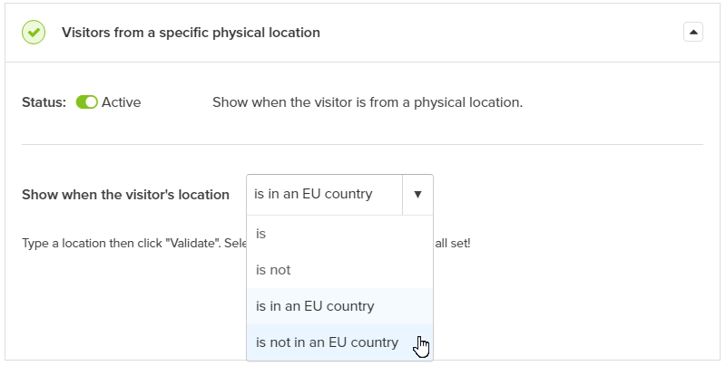 eu geotargeting for gdpr