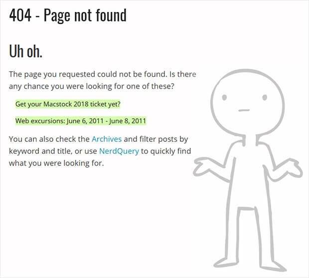 brett terpstra 404 page example