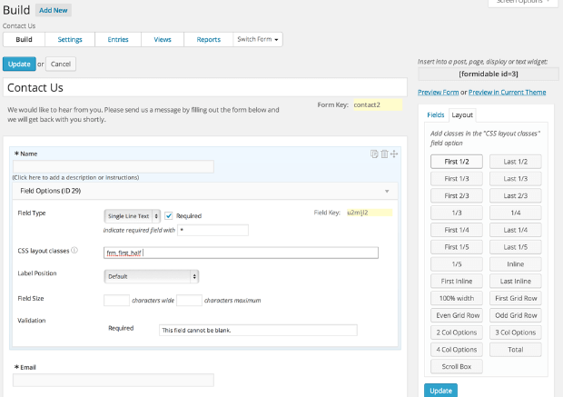 Formidable Forms jest jedną z najlepszych wtyczek formularzy wordpress