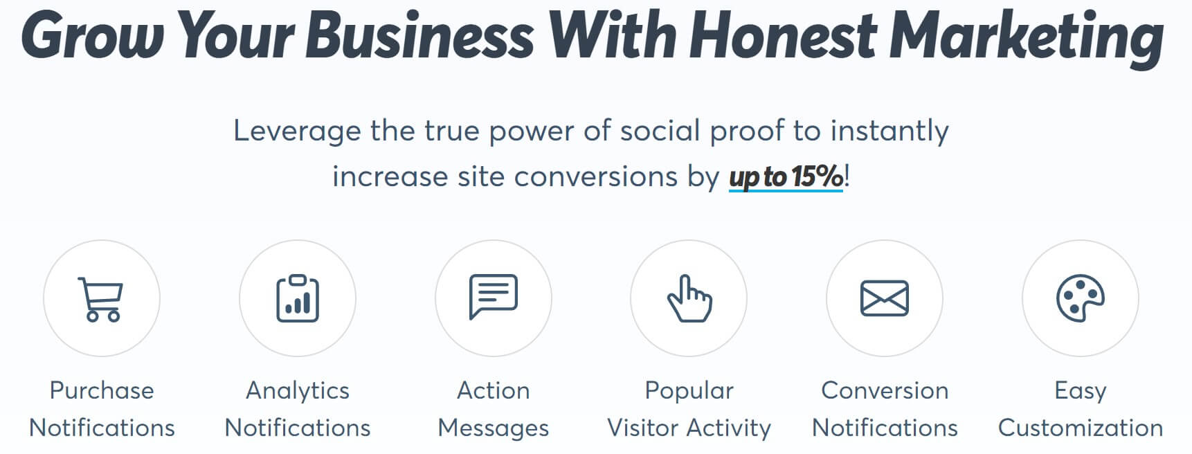 trustpulse honest marketing for WooCommerce optimization