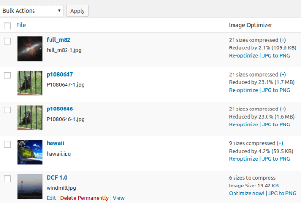 ewww image optimizer wordpress business plugin bulk editor