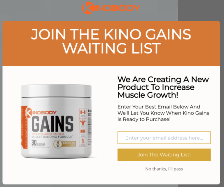 How Kinobody Converts 73 of Visitors With A Survey & MonsterLinks
