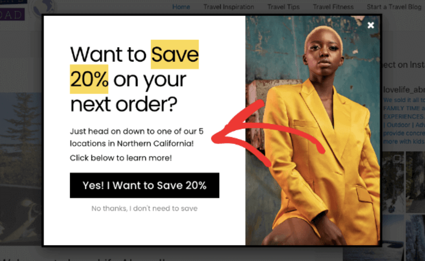 how to create popup