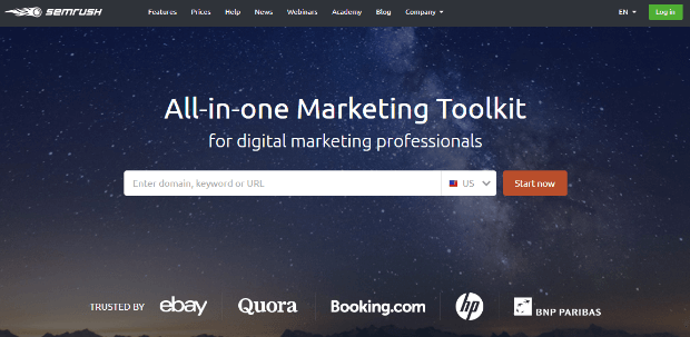 Beste Affiliate-Marketing-Tools 2019 - semrush