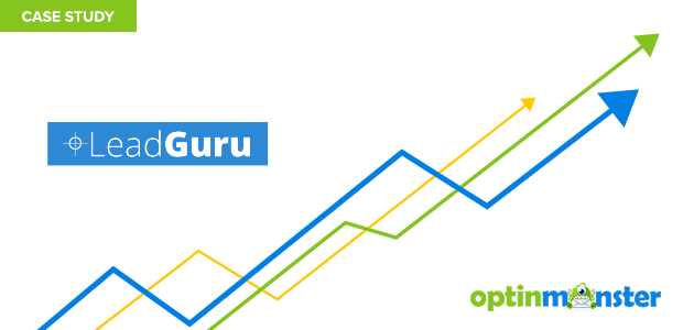 Lead Guru uses OptinMonster to convert 86% of visitors into subscribers.
