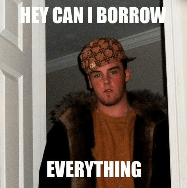 scumbag steve meme