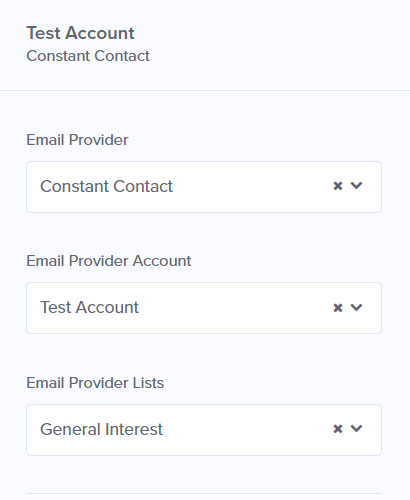 choose email provider list