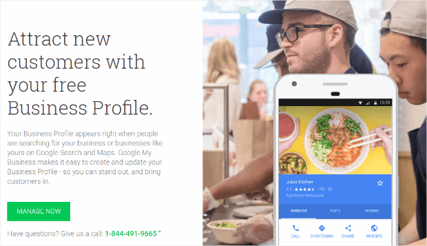 Google My Business manage now