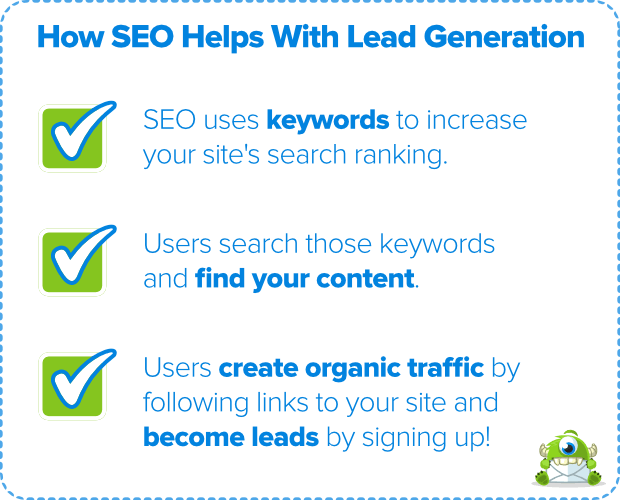 how seo helps with lead generation