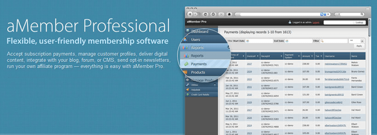 amember professional homepage