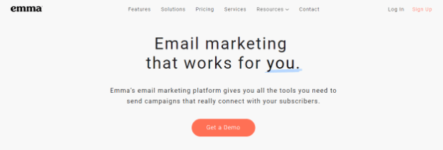 plateforme de marketing par e-mail Emma