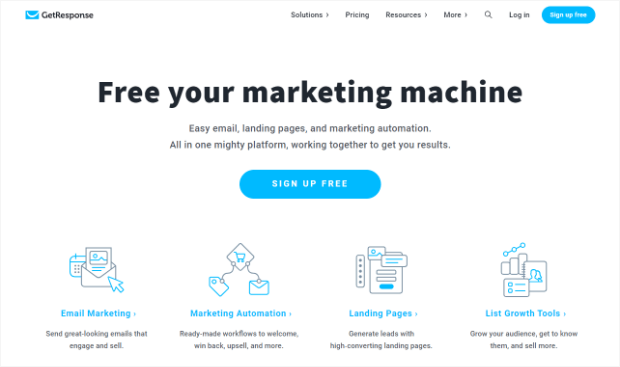 getresponse e-mail marketing automation