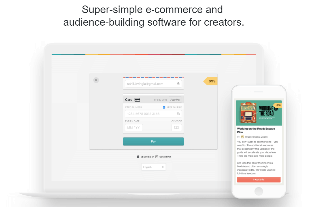 gumroad Audience Building Software for creators