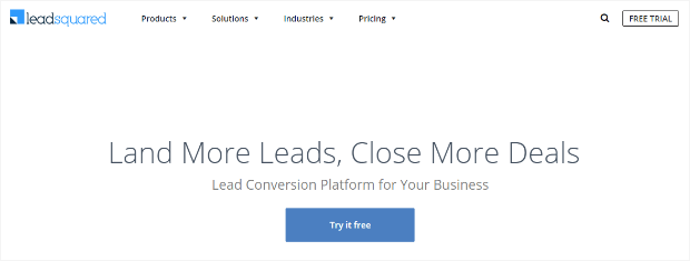 plateforme de conversion de leads leadsquared