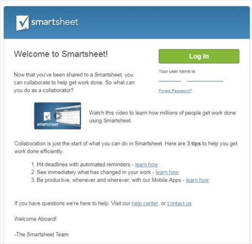 smartsheet drip email campaigns example