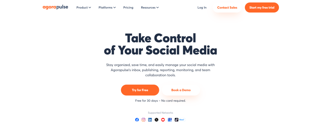 Agora Pulse - Social Media Management Tools