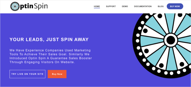 optin spin for gamified popups