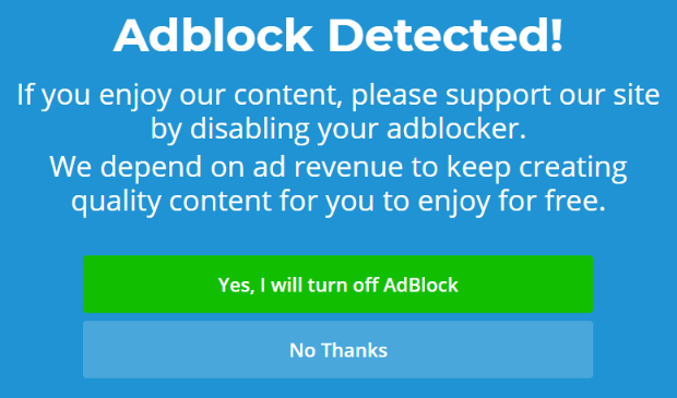 adblock ultimate add a blocked site